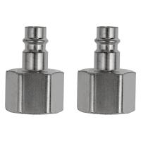 Ниппель универсальный быстросъемный ("папа") внутренняя резьба 1/2, 2 шт, Stels