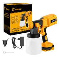 Краскопульт аккумуляторный DEKO SG20DK, 20В, 800 мл, 1x3.0Ач