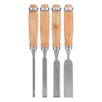 Набор долот-стамесок, 6-12-18-24 мм, плоских, деревянные рукоятки Sparta по ценам производителя в Москве с доставкой по всей России