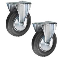 Колесо неповоротное резина FC 54 125 мм (F) по ценам производителя в Москве с доставкой по всей России