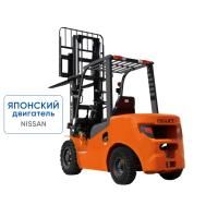 Бензиновый погрузчик CPQD25-RCK2 с японским двигателем и тремя линиями гидравлики
