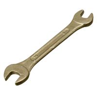 Ключ рожковый, 8 х 10 мм, желтый цинк Сибртех купить в Москве с доставкой по всей России | ProtosMarket.ru