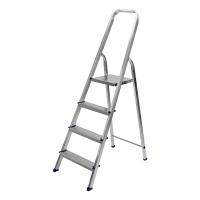 Стремянка, 4 ступени, алюминиевая, Сибртех по ценам производителя в Москве с доставкой по всей России