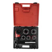 Набор клуппов 1/4-1/2-3/4-1-1.25"+ плашкодержатель с трещоткой, 8 предметов Matrix по ценам производителя в Москве с доставкой по всей России