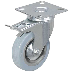 Колесо аппаратное поворотное SCgb 93 75 мм с тормозом (N) по ценам производителя в Москве с доставкой по всей России