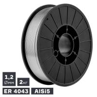 Проволока сварочная MIG, алюминий ER 4043 (AlSi5), Ø 1,2 мм, 2 кг купить в Москве с доставкой по всей России | ProtosMarket.ru
