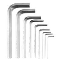 Набор ключей имбусовых HEX, 2-12 мм, 45x, закаленные, 9 шт, короткие, никель Сибртех по ценам производителя в Москве с доставкой по всей России