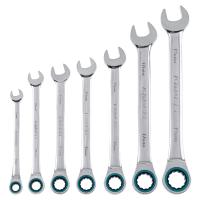 Набор ключей комбинированных с трещоткой, 8-19 мм, 7 шт, CrV Gross по ценам производителя в Москве с доставкой по всей России