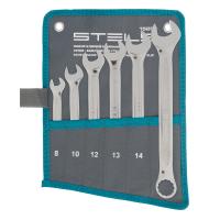 Набор ключей комбинированных 6 шт, 8-17 мм,  антислип Stels по ценам производителя в Москве с доставкой по всей России