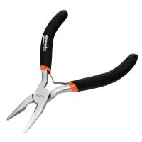 Длинногубцы прямые Mini, 130 мм, никелированные, авторазжим Sparta купить в Москве с доставкой по всей России | ProtosMarket.ru