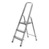 Стремянка, 3 ступени, алюминиевая, Сибртех по ценам производителя в Москве с доставкой по всей России