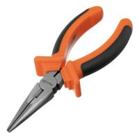 Длинногубцы прямые Comfort, 160 мм ,шлифованные, двухкомпонентные рукоятки Sparta