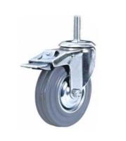 Колесо поворотное резина SCtb 63 160 мм с болтом и тормозом по ценам производителя в Москве с доставкой по всей России