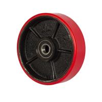 Колесо гидравлической тележки с подшипниками, полиуретан, 180 х 50мм