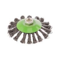 Щетка для УШМ, 115 мм, М14, "тарелка", крученая проволока 0.5 мм Сибртех по ценам производителя в Москве с доставкой по всей России