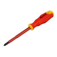 Отвертка диэлектрическая PH2 х 100 мм, CrV, до 1000 В, двухкомпонентная рукоятка Сибртех по ценам производителя в Москве с доставкой по всей России
