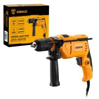 Дрель ударная сетевая DEKO DK600ID с быстрозажимным патроном, 600 Вт