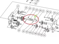 Вал удлиненный для каретки на ТЭЦ 1т на двутавр шириной 300мм купить в Москве с доставкой по всей России | ProtosMarket.ru