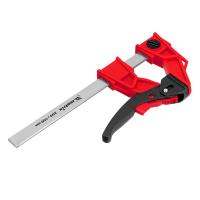 Струбцина реечная быстрозажимная, усиленная, пластиковый корпус рычажно-храповой механизм, 200 х 100 х 351 мм, штанга 5 х 22 мм Matrix по ценам производителя в Москве с доставкой по всей России