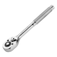 Ключ-трещотка 3/8", 45 зубьев, цельнометаллический, с быстрым сбросом, CrV, хром Сибртех по ценам производителя в Москве с доставкой по всей России