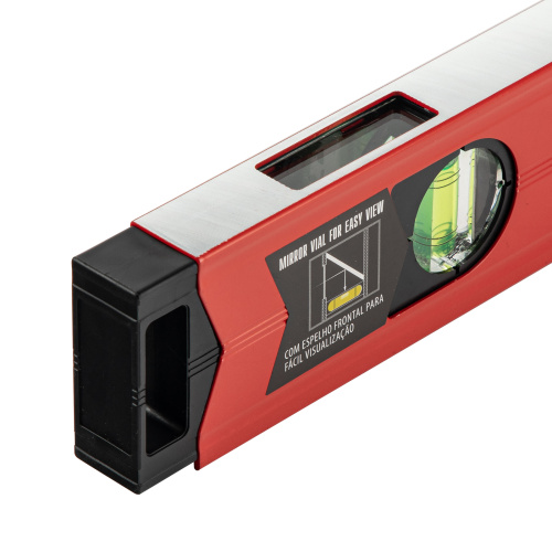 Уровень алюминиевый магнитный, 800 мм, фрезерованный, 3 глазка (1 зеркальный) усиленный Matrix по ценам производителя в Москве с доставкой по всей России