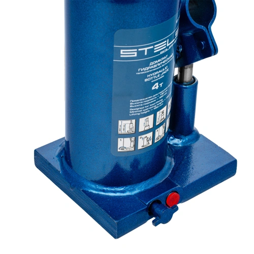 Домкрат гидравлический бутылочный телескопический, 4 т, h подъема 190-480 мм Stels по ценам производителя в Москве с доставкой по всей России