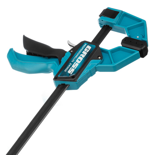 Струбцина реечная, быстрозажимная, пистолетного типа, пошаговый механизм, пластиковый корпус, 600мм Gross по ценам производителя в Москве с доставкой по всей России