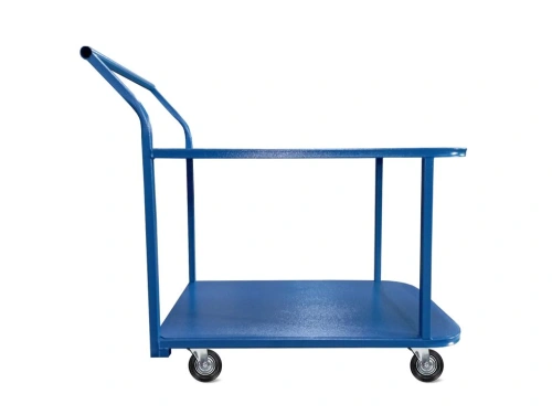 Тележка платформенная TOR ТП-2Я (600х900) 2х-ярусная (125мм) по ценам производителя в Москве с доставкой по всей России