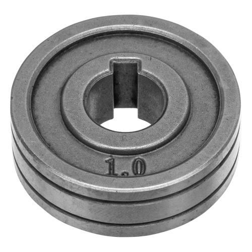 Подающий ролик, V профиль под стальную проволоку 0,8-1мм, 2 шт Denzel по ценам производителя в Москве с доставкой по всей России