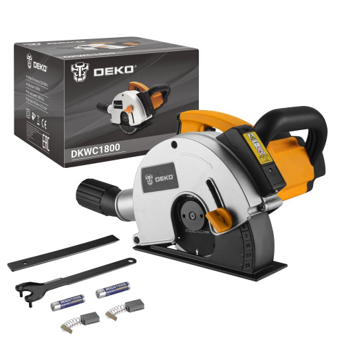 Штроборез DEKO DKWC1800, 125 мм, 1800 Вт, лазерный указатель по ценам производителя в Москве с доставкой по всей России