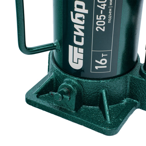 Домкрат гидравлический бутылочный, 16 т, 205-400 мм Сибртех по ценам производителя в Москве с доставкой по всей России