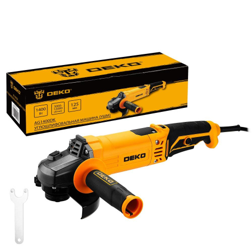 Углошлифовальная машина (УШМ) DEKO AG1400DK, 125мм, 1400 Вт купить в Москве с доставкой по всей России | ProtosMarket.ru