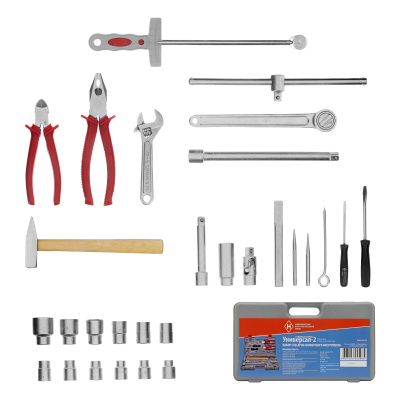 Набор слесарно-шоферского инструмента "Универсал-2", пластиковый бокс (НИЗ) по ценам производителя в Москве с доставкой по всей России