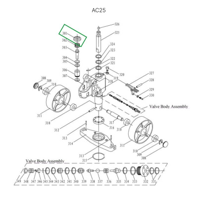 Крышка пружины для гидравлических тележек AC25 по ценам производителя в Москве с доставкой по всей России