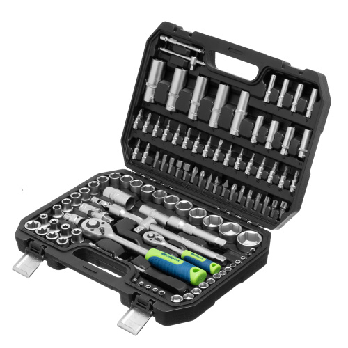 Набор инструментов, 1/2", 1/4", 108 предметов// Сибртех по ценам производителя в Москве с доставкой по всей России