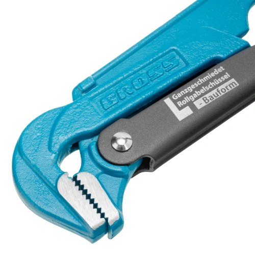 Ключ трубный рычажный 1.5, №2, цельнокованый, CrV, тип "L" Gross по ценам производителя в Москве с доставкой по всей России