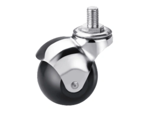 Колесо мебельное поворотное резиновое SCmt 20 40 мм с болтом по ценам производителя в Москве с доставкой по всей России