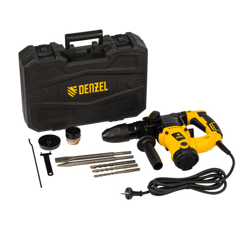 Перфоратор электрический RHV-1100-26, SDS-plus, 1100 Вт, 4 Дж, 3 режима Denzel по ценам производителя в Москве с доставкой по всей России
