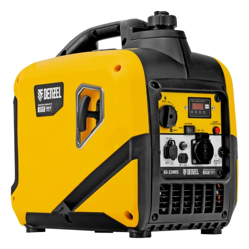 Генератор инверторный GS-2200iS, 2,2 кВт, 230 В, закрытый корпус, ручной старт DENZEL по ценам производителя в Москве с доставкой по всей России