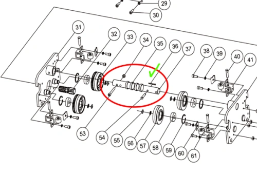 Вал для каретки на ТЭЦ 500кг на двутавр шириной до 178мм купить в Москве с доставкой по всей России | ProtosMarket.ru