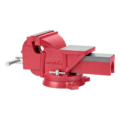 Тиски слесарные, 150 мм, поворотные, с наковальней Matrix по ценам производителя в Москве с доставкой по всей России