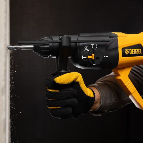 Перфоратор электрический RH-1050-26, SDS-plus, 1050 Вт, 3.2 Дж, 3 плюс 1 режим Denzel по ценам производителя в Москве с доставкой по всей России