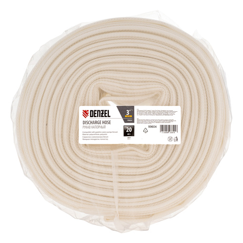 Рукав напорный DH-80, диаметр 3", длина 20 м Denzel по ценам производителя в Москве с доставкой по всей России