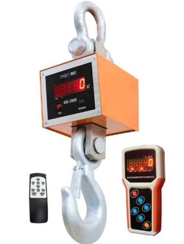 Весы крановые ВЭК-20000 с дублированием показаний на пульт по ценам производителя в Москве с доставкой по всей России