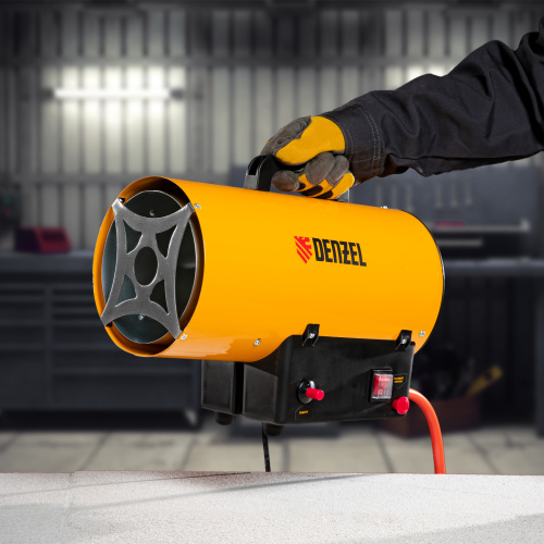 Газовая тепловая пушка GHG-10, 10 кВт, 300 м3/ч, пропан-бутан Denzel по ценам производителя в Москве с доставкой по всей России