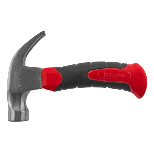 Молоток-гвоздодер мини, боек с магнитом, фибергласовая двухкомпонентная рукоятка, 250 г Matrix по ценам производителя в Москве с доставкой по всей России