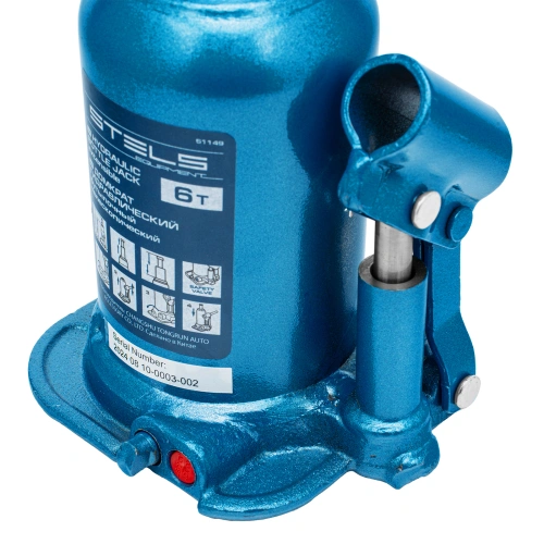 Домкрат гидравлический бутылочный телескопический, 6 т, подъем 180-410 мм Stels по ценам производителя в Москве с доставкой по всей России