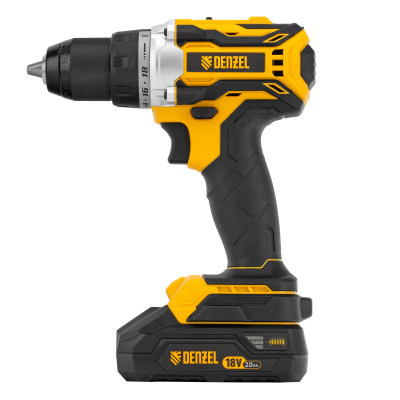 Дрель-шуруповерт аккумуляторная, бесщет. BLDL-18-02 Li-Ion, 18 В Denzel по ценам производителя в Москве с доставкой по всей России