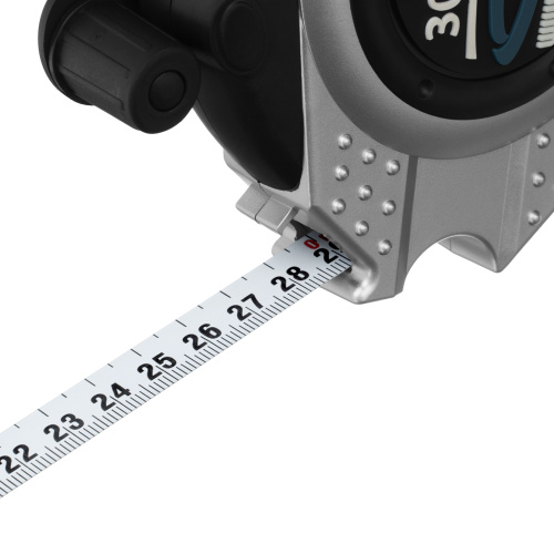 Рулетка геодезическая 30 м х 13 мм, закрытый корпус, металлическая лента, нейлон Gross по ценам производителя в Москве с доставкой по всей России