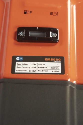 Генератор бензиновый 6,0 кВт 220В 27 л с электростартером и колесами TOR KM8000H по ценам производителя в Москве с доставкой по всей России